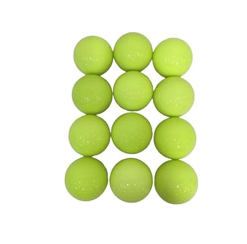 ナイトゴルフボール 12個セット 発光 夜ゴルフ 光る 蓄光タイプ トレーニング パッティング ゴルフパッティング 118gbl05 9枚目