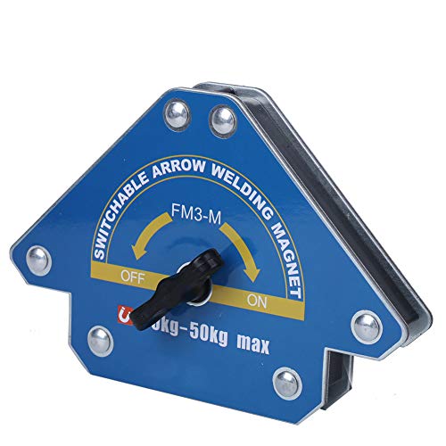 LOCADENCE Soporte de Imán de Soldadura, 30 50 Kg, Imanes de Soldador de Flecha de Succión, Abrazaderas de Soldadura con Interruptor para Posicionador de Soldadura, Fijador Magnétic