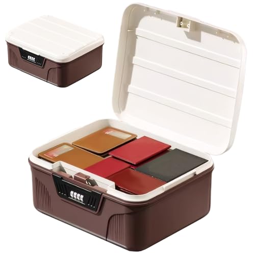 Boîte rangement verrouillable haute capacité avec code combiné pour armoire et frigo