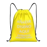 ROHBVMN Mochila Personalizada,mochila cuerdas Personalizada,mochila gimnasio para Hombres y Mujeres,mochila deporte Bolsa de Natación Impermeable, Bolsa con Cordón Agrega Tu Texto/Logo