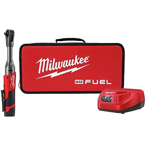 Milwaukee M12 FUEL™ 3/8 in. Extended Reach Ratchet 1 Battery Kit