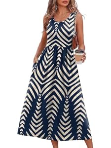 Cuptacc Kleid Damen Sommer A-Linien Kleider Flowy Lightweight Zweiblatt XL
