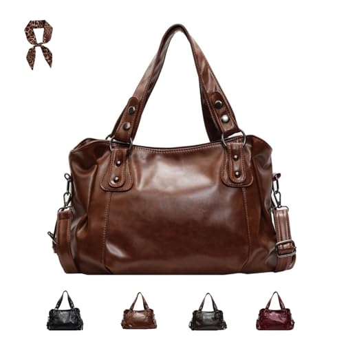 Sac à main Slouchy vintage pour le travail et les voyages avec sangle amovible