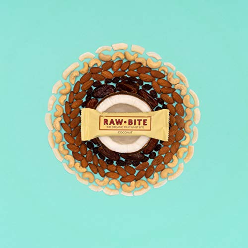 Raw Bite - Coconut Riegel - Frucht-Nussriegel mit feinen Kokosraspeln, Größe:12 x 50 g