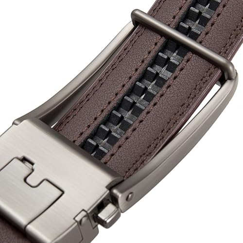 Men's Leather Belts Fashion Automatic Buckle Cowskin Male Belts Black Brown 3.5cm2