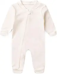 Macacão De Bebê Minimalista Com Zíper Rn/p/m/g/1