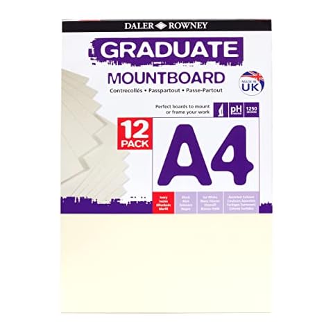 Daler-Rowney Graduate A4 Ivory Mountboard Pack Cover
