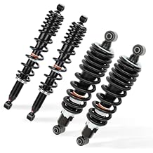Full Shock Set Monotube Compatible With 2015-2022 Honda Pioneer 700 700-4 Responsive Handling Quality Tested Anti-foam Anti-shear Adjustable 51400-HL3-A41 52400-HL3-A51