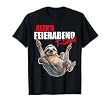 Männer Geschenke zum Feierabend Faultier mit Name