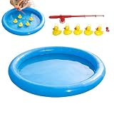 Jeu de l'étang aux canards - Attrape-Canard - de Bain pour pêche - pour Jardin, Extérieur, Piscine, Plage, PARC, Maternelle, Salon