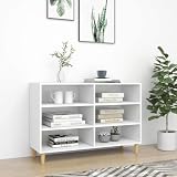 KGHFDVB Credenza bianca, 103,5 x 35 x 70 cm, in legno