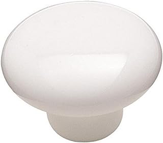Amerock 217WHT Allison Value 1-1/2" (38mm) Dia Knob, White