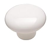 Amerock | Cabinet Knob | White | 1-1/2 inch (38 mm) Diameter | Everyday Heritage | 1 Pack | Drawer Knob | Cabinet Hardware