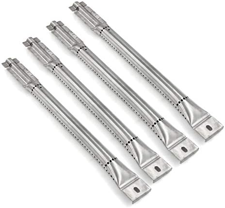 VICOOL 15 7/8" Straight Stainless Steel Pipe Burner for Charbroil, Charmglow, Sears Kenmore, Centro and Other Grills, hyB559 (4-Pack)