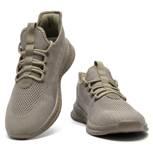 Image of Mens Walking Shoes Tennis Slip on Sneakers Running Jogging Athletic Gym Ultra Lightweight Breathable Comfortable Non Slip Fashion