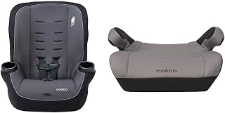 Cosco Onlook 2-in-1 Convertible 5-40lb Rear-Facing & 22-40lb Forward-Facing Car Seat and Topside Backless 40-100lb Booster