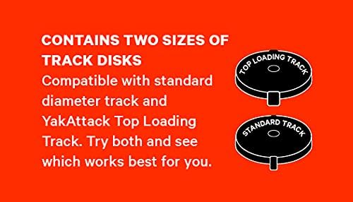 YakAttack DoubleHeader with Dual RotoGrip Paddle Holders | Offset Kayak Paddle Holder | Multi-Accessory Track Mount | Includes SnapNStrap Tethers | Compatible with GearTrac & Most Kayak Tracks - Image 8