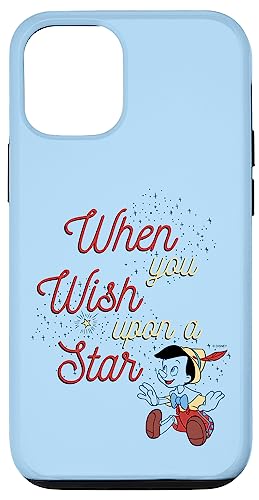 Coque iPhone 12/12 Pro Disney Pinocchio accessoire rigide transparent