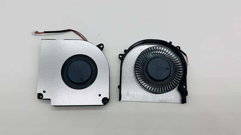 Laptop CPU +GPU Cooling Fan Replacement for Clevo NH50EA NH50RA Series 6-31-NH5E2-102 6-31-NH5E2-202 EFC-70100V1-0AH EGC-77100V1-0AH