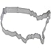 United States Map Tin Cookie Cutter 4" B1451x