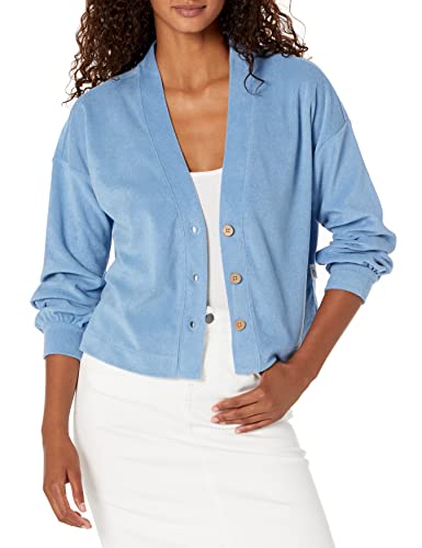 Roxy Women's Threes Company Fleece Cardigan, Allure, L #TOP30