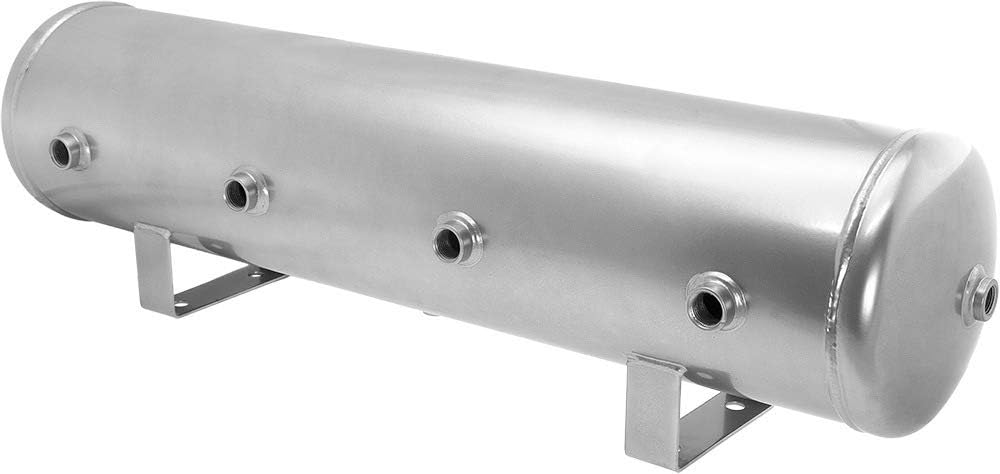 Vixen Air Suspension Kit for Truck/Car Bag/Air Ride/Spring. On Board System- Dual 200psi Compressor, 5 Gallon Tank. For Boat Lift,Towing,Lowering,Load Leveling,Bags,Onboard Train Horn VXO4852GDBF