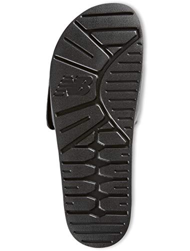 New Balance Adjustable Slides, Black, 15 Ew #TOP2