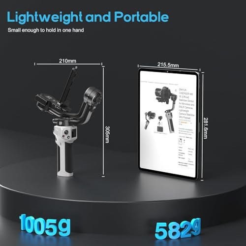 ZHIYUN CINEPEER WEEBILL 3E 3-Axis Gimbal Stabilizer for Camera,Up to 6.6lbs by ZHIYUN - Image 6