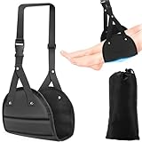 Hamac de pied réglable : équipé de boucles réglables, adapté à différentes hauteurs et sièges, facile à trouver un angle de repose-pieds confortable pour soulager la fatigue sur la route, assis au bureau.
