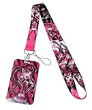 TCB Creations Monster Cartoon High Draculauras Themed Lanyard with ID Holder Keychain