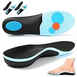 WEISPO 2 Par Plantillas OrtopéDicas para Fascitis Plantar para Hombres y Mujeres,Inserciones de Soporte de Arco Alto...