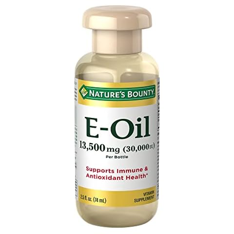 Nature’s Bounty Vitamin E Oil Cover