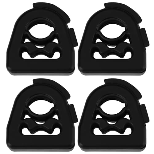 EMSea 4 Pcs Exhaust Muffler Rubber Bracket 2D0253144 143-911 Compatible with Mercedes Benz Compatible with VW