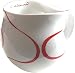 Produktbild Luigi Colani dekorierte Kaffeetasse Becher Tasse Cappuccinotasse Kaffeebecher Gold&Color Loop rot/red 280 ml