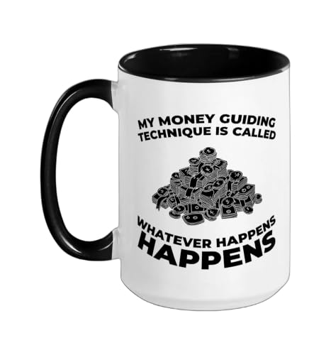 Planning - Wealth Investment Financial Adviser Ceramic Mug, Black/White, 15oz
