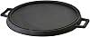 Lava Casting Round Duplex Grating Pan Cast Iron Solid Double Handle Diameter(Ø)34cm.