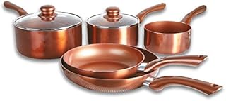 Cermalon 5-Piece Ceramic Set, Aluminium, Copper, 46 x 29 x 13 cm