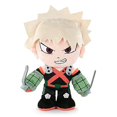 BARRADO Peluche de los Personajes de My Hero Academia - 30 Centímetros - Deku, Bakugo, Todoroki - Calidad Super Soft (Bakugo) | Ya disponible en tu tienda friki favorita! En mundofriki.es!