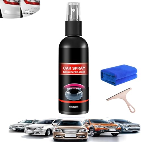 Nurafix Nano Auto Spray Nurafix Nano Removedor de arañazos, Nano Auto Scratching, Nano Auto Reparación de Arañazos, Nano Spray de Reparación de Arañazos para Coche (1 unidad-100 ml)