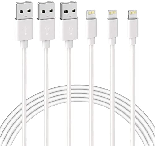 iPhone Charger Cable MFi Certified iPhone Charger 3Pack 10ft/3m Extra Long Lightning Cable Fast iPhone Cable for iPhone 12/11/XS/XR/X/8/7/6/6 plus/5/5S, Pad Pro/mini and More