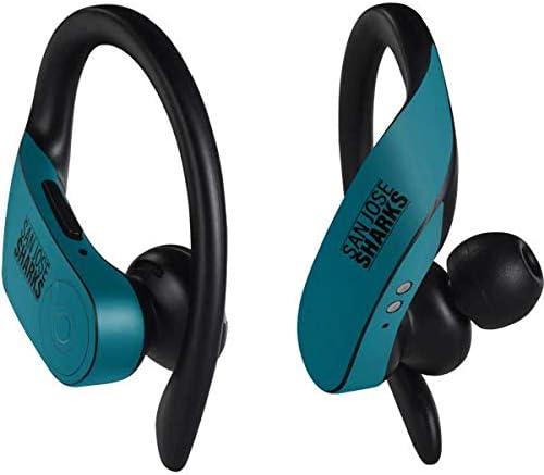 Skinit Decal Audio Skin Compatible with PowerBeats Pro - Officially Licensed NHL San Jose Sharks Lineup Design