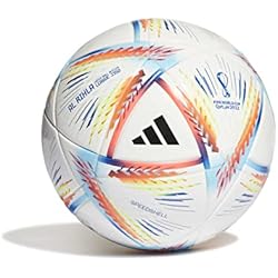 adidas RIHLA LGE J350 Balón, Juventud Unisex, Blanco/Panton (Multicolor), 4