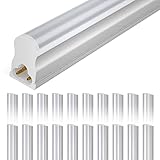 SHINESTAR 20-Pack T5 LED Shop Lights 4FT, 20W 2200lm, 6500K Super Bright Integrated Single Light...