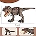 HAYXUN T Rex Action Figure Dinosaur Toys for Kids- Tyrannosaurus Rex Toy with Continuing Head Strike, Snapping Chomp Attack, Roar Sound, Light Up, Tail Flick Attack, Birthday, for Kids 3-8
