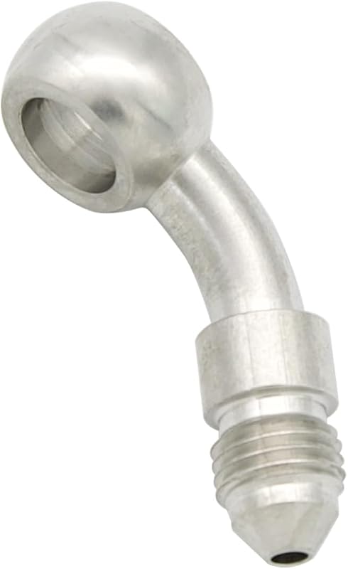 Conexão Banjo 4AN M10 em Aço Inoxidável 45° KRD PERFORMANCE para Freio e Embreagem – 1 unidade