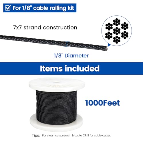 image for Muzata 1000 ft 1/8