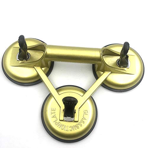 FHT Glass Vacuum Lifter and dent puller 3 Plate Cups SILVER/YELLOW
