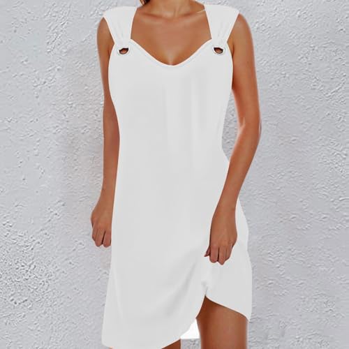 Robe pull sans manches col V ample pour gommer les complexes avec style - 2