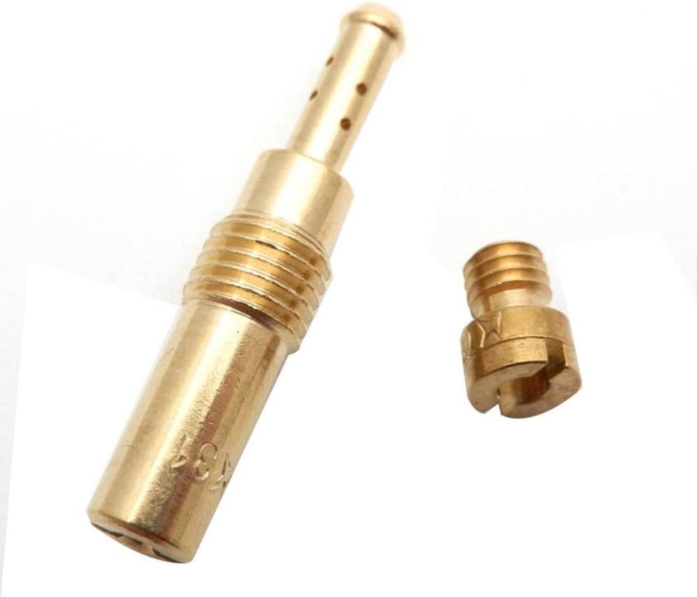 Motorcycle Idle Jet Main Jet For Steed 400 600 VLX 400 VLX600 Carburetor Repair Part Injector Nozzle Compatible With Automotive Motorcycle Parts(for steed 400)