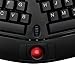 Adesso WKB-3150UB - Wireless Ergonomic Keyboard with Built-in Removable Trackball and Scroll Wheel, Split Key, Long Battery Life, Small and Portable -Compatible for Laptop/Desktop/PC/Windows XP/7/8/10